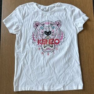 Kenzo White Tiger Graphic T-Shirt
